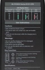 ERock Besen Mobiele Lader LCD Zwart Type 2 Naar Schuko - Uitgesteld Laden En Memory Functie -AZDome store 160x840