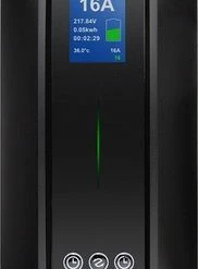 ERock Besen Mobiele Lader LCD Zwart Type 2 Naar Schuko - Uitgesteld Laden En Memory Functie -AZDome store 182x840