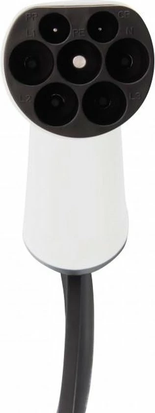 ERock Laadkabel Gekruld Spiraal Type 2 - 16A 3 Fase (11 KW) - 5 Meter 6 ERock Laadkabel Gekruld Spiraal Type 2 - 16A 3 Fase (11 KW) - 5 Meter - Afbeelding 4