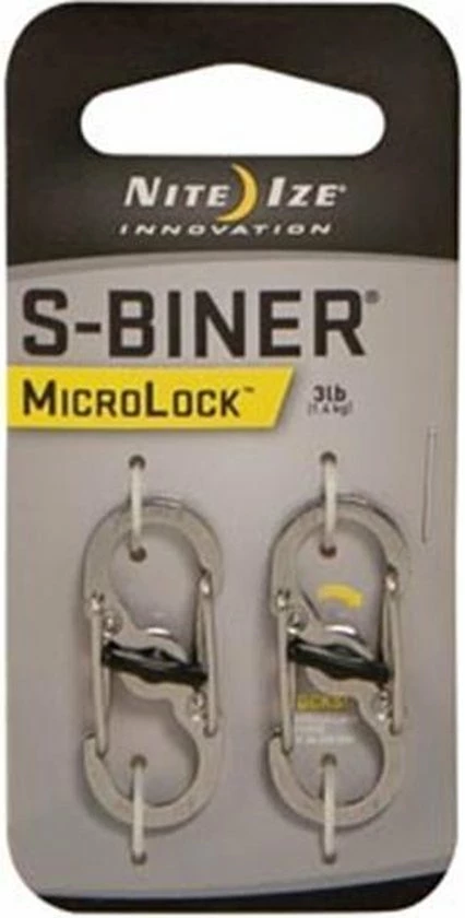 Nite Ize - SBiner - Microlock - Stainless Carabiner 6 Nite Ize - SBiner - Microlock - Stainless Carabiner - Afbeelding 4