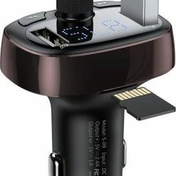 Baseus T Typed S-09 87,5 - 108 MHz Sigarettenaansteker Zwart, Rood -AZDome store 472x840