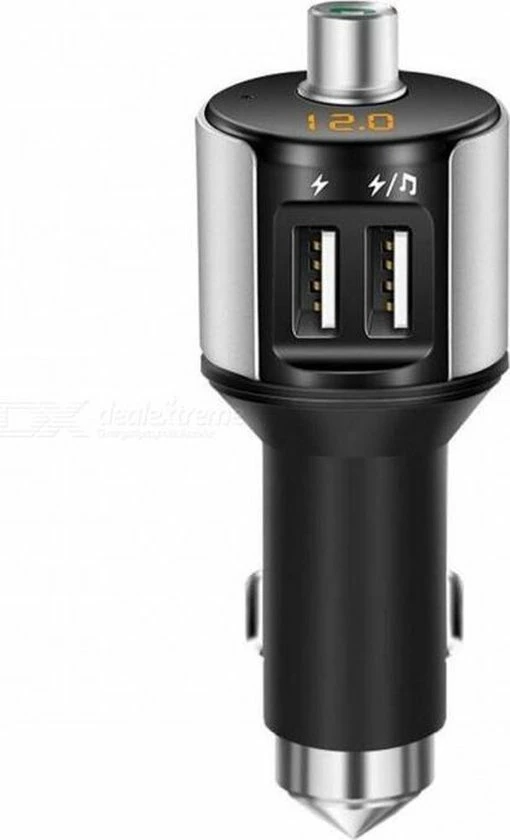 Draadloze bluetooth Carkit FM transmitter - Hands-free bellen - Draadloos muziek spelen - 2 USB poorten Merkloos Draadloze Bluetooth Carkit FM Transmitter - Hands-free Bellen - Draadloos Muziek Spelen - 2 USB Poorten -AZDome store 510x840 4