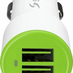 Soultech Dual USB Car Charger & Cable Type-C White 7 Soultech Dual USB Car Charger & Cable Type-C White -AZDome store 530x840 3