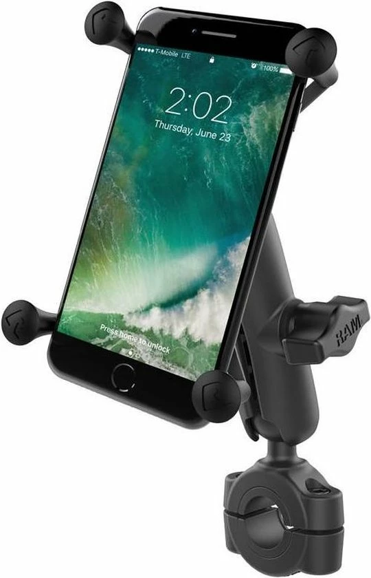 RAM Mount Torque™ Large Smartphone Stangbevestigingset Met X-Grip RAM-B-408-75-1-UN10U 4 RAM Mount Torque™ Large Smartphone Stangbevestigingset Met X-Grip RAM-B-408-75-1-UN10U - Afbeelding 2