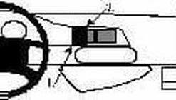 Houder - Brodit ProClip - Citro?n Jumpy - Fiat Scudo - Peugeot Expert 1997-2006 Center Mount