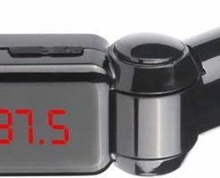 BT - BC-06 Bluetooth Car Kit, FM-zender Auto MP3-speler Met LED-display - Zwart