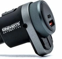 Einpart Bluetooth FM-Zender - Carkit - Autolader USB A / USB C - Snellader - Handsfree Bellen -AZDome store 550x238 1