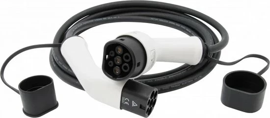 ERock Laadkabel Gekruld Spiraal Type 2 - 16A 3 Fase (11 KW) - 5 Meter 8 ERock Laadkabel Gekruld Spiraal Type 2 - 16A 3 Fase (11 KW) - 5 Meter - Afbeelding 6