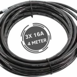 Ratio Basic Line Laadkabel Auto | Type 2 Naar Type 2 | 11 KW | Fase 3 - 16A | 4 Meter | Zwart