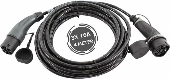 Ratio Basic Line laadkabel auto | Type 2 naar Type 2 | 11 kW | fase 3 - 16A | 4 meter | Zwart Ratio Basic Line Laadkabel Auto | Type 2 Naar Type 2 | 11 KW | Fase 3 - 16A | 4 Meter | Zwart -AZDome store 550x257 1