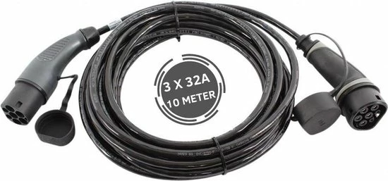 Ratio Basic Line laadkabel auto | type 2 naar type 2 | 22 kW | fase 3 - 32A | 10 meter Ratio Electric Ratio Basic Line Laadkabel Auto | Type 2 Naar Type 2 | 22 KW | Fase 3 - 32A | 10 Meter -AZDome store 550x257 5