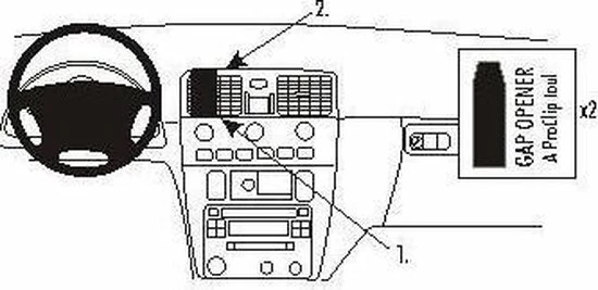 Houder - Brodit ProClip - Volvo S40/ V40 2001-2003 Center mount Houder - Brodit ProClip - Volvo S40/ V40 2001-2003 Center Mount -AZDome store 550x267 3