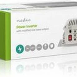 Nedis Inverter Gemodificeerde Sinusgolf | Ingangsvoltage: 24 VDC | Apparaat Stroomoutput: 2 | 230 V ~ 50 Hz | 1000 W | Piekvermogen: 2400 W | Type Stopcontact: F (CEE 7/3) | Accuklemmen -AZDome store 550x272 2