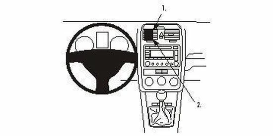 Brodit center mount voor VW Jetta 06- Brodit Center Mount Voor VW Jetta 06- -AZDome store 550x275 3