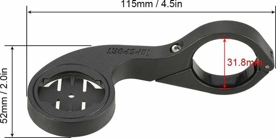 AA Commerce Fietssteun Houder Geschikt Voor Garmin Edge 200/500/510/520/800/810 8 AA Commerce Fietssteun Houder Geschikt Voor Garmin Edge 200/500/510/520/800/810 - Afbeelding 6