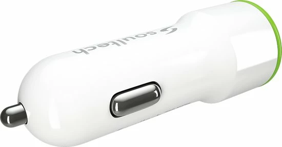 Soultech Dual USB Car Charger & Cable Type-C White 4 Soultech Dual USB Car Charger & Cable Type-C White - Afbeelding 2