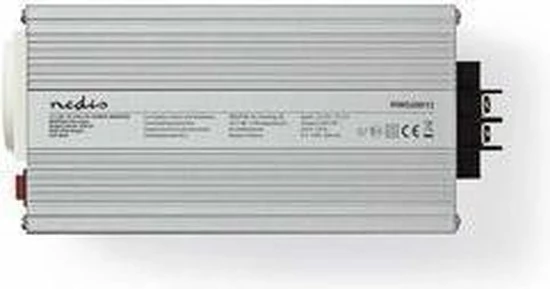 Nedis Inverter Gemodificeerde Sinusgolf | Ingangsvoltage: 12 VDC | Apparaat stroomoutput: 1 | 230 V ~ 50 Hz | 300 W | Piekvermogen: 600 W | Type stopcontact: F (CEE 7/3) / USB | Accuklemmen + Aansteker Nedis Inverter Gemodificeerde Sinusgolf | Ingangsvoltage: 12 VDC | Apparaat Stroomoutput: 1 | 230 V ~ 50 Hz | 300 W | Piekvermogen: 600 W | Type Stopcontact: F (CEE 7/3) / USB | Accuklemmen + Aansteker -AZDome store 550x289 7