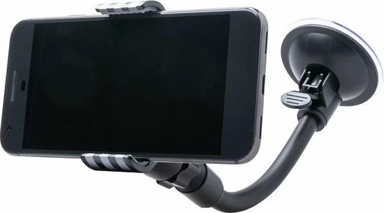 Shop4 - IPhone 6s Autohouder Raamhouder Knijpklem Zwart 7 Shop4 - IPhone 6s Autohouder Raamhouder Knijpklem Zwart - Afbeelding 5