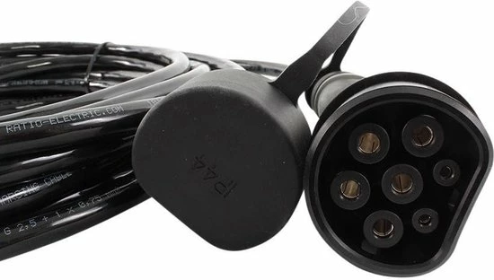 Ratio Electric Ratio Basic Line Laadkabel Auto | Type 2 Naar Type 2 | 22 KW | Fase 3 - 32A | 2 Meter 5 Ratio Electric Ratio Basic Line Laadkabel Auto | Type 2 Naar Type 2 | 22 KW | Fase 3 - 32A | 2 Meter - Afbeelding 3