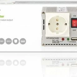 Nedis Inverter Gemodificeerde Sinusgolf | Ingangsvoltage: 12 VDC | Apparaat Stroomoutput: 1 | 230 V ~ 50 Hz | 300 W | Piekvermogen: 600 W | Type Stopcontact: F (CEE 7/3) / USB | Accuklemmen + Aansteker 8 Nedis Inverter Gemodificeerde Sinusgolf | Ingangsvoltage: 12 VDC | Apparaat Stroomoutput: 1 | 230 V ~ 50 Hz | 300 W | Piekvermogen: 600 W | Type Stopcontact: F (CEE 7/3) / USB | Accuklemmen + Aansteker -AZDome store 550x316 3