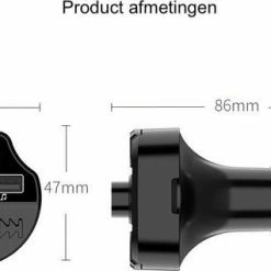 TibaGoods Auto FM Transmitter - Bluetooth - Handsfree Bellen - USB - Carkit - Audio Receiver - Oplaadfunctie - Auto Accessoires -AZDome store 550x318 1