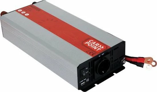 Carpoint Omvormer Van 12 Naar 230V - 1500 Watt - Piekvermogen 3000 Watt - Permanente Aansluiting 3 Carpoint Omvormer Van 12 Naar 230V - 1500 Watt - Piekvermogen 3000 Watt - Permanente Aansluiting