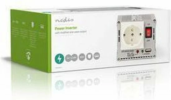 Nedis Inverter Gemodificeerde Sinusgolf | Ingangsvoltage: 24 VDC | Apparaat Stroomoutput: 1 | 230 V ~ 50 Hz | 300 W | Piekvermogen: 600 W | Type Stopcontact: F (CEE 7/3) / USB | Accuklemmen + Aansteker 17 Nedis Inverter Gemodificeerde Sinusgolf | Ingangsvoltage: 24 VDC | Apparaat Stroomoutput: 1 | 230 V ~ 50 Hz | 300 W | Piekvermogen: 600 W | Type Stopcontact: F (CEE 7/3) / USB | Accuklemmen + Aansteker - Afbeelding 15
