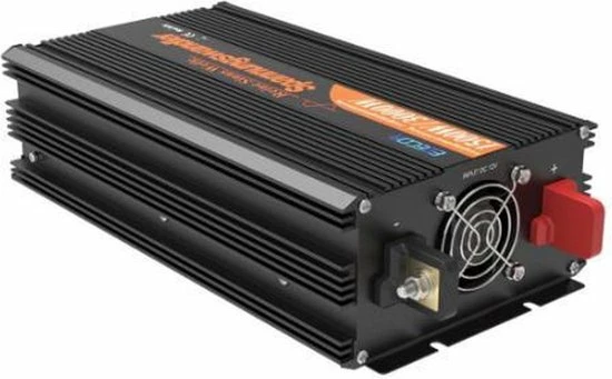 Edecoa 12V-230V Zuivere Sinus Omvormer - 1500W/3000W + Controller | 2x USB Poorten 10 Edecoa 12V-230V Zuivere Sinus Omvormer - 1500W/3000W + Controller | 2x USB Poorten - Afbeelding 8