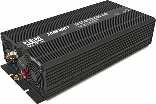 HBM Machines Professionele 12 Volt ? 230 Volt Zuivere Sinus Spanningsomvormer 3000 Watt 5 HBM Machines Professionele 12 Volt ? 230 Volt Zuivere Sinus Spanningsomvormer 3000 Watt - Afbeelding 3