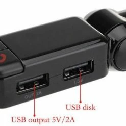 TrendX Bluetooth FM Zender - Handsfree - Draadloze Mp3 Speler - Carkit - Bluetooth FM Transmitter - Dubbele USB Oplader Voor Universele Telefoons -AZDome store 550x366 125