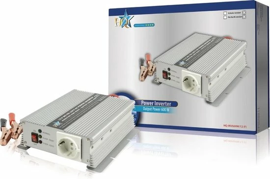Hq Inv600w/12 Omvormer 12 - 230 V 600 W 6 Hq Inv600w/12 Omvormer 12 - 230 V 600 W - Afbeelding 4