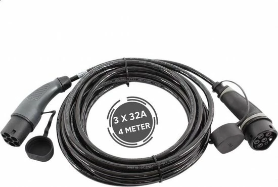 Ratio Basic Line laadkabel auto | Type 2 naar Type 2 | 22 kW | fase 3 - 32A | 4 meter | Zwart Ratio Basic Line Laadkabel Auto | Type 2 Naar Type 2 | 22 KW | Fase 3 - 32A | 4 Meter | Zwart -AZDome store 550x370 5