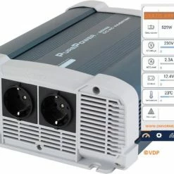 Xenteq - PurePower Sinusomvormer 2500W-12V Incl. App. Merk: Xenteq-PurePower