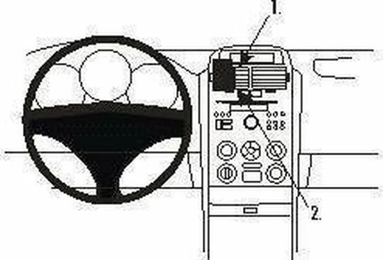 Houder - Brodit ProClip - Suzuki Grand Vitara 2005-2015 Center mount Houder - Brodit ProClip - Suzuki Grand Vitara 2005-2015 Center Mount -AZDome store 550x374 2