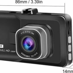DrPhone DC11 Auto Dashcam Voor En Achter ? Full HD 1080P - Nachtzicht ? Bewegingsdetectie - 170 ? GROOTHOEK LENS - Zwart -AZDome store 550x380