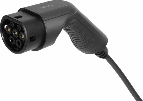 DELTACO EV-1227 E-Charge Kabel - Type 2 Naar Schuko - 1-fase - 1.8KW - 5.5m - Zwart 5 DELTACO EV-1227 E-Charge Kabel - Type 2 Naar Schuko - 1-fase - 1.8KW - 5.5m - Zwart - Afbeelding 3