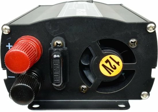 ABC-Led Omvormer Auto - 12 Volt Naar 230 Volt - 350 Watt - Zwart 5 ABC-Led Omvormer Auto - 12 Volt Naar 230 Volt - 350 Watt - Zwart - Afbeelding 3