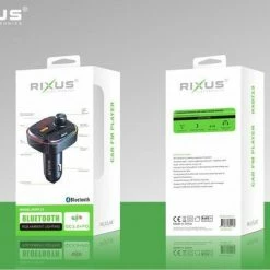 RIXUS Bluetooth Car FM Player RXBT13 Met RGB Ambient Lighting -AZDome store 550x400 5