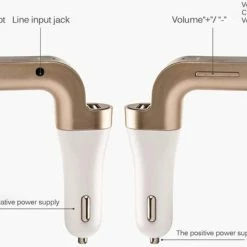 DrPhone FM9 - Bluetooth FM Transmitter - USB Poort ? Bluetooth Carkit ? Handsfree ? Roze 35 DrPhone FM9 - Bluetooth FM Transmitter - USB Poort ? Bluetooth Carkit ? Handsfree ? Roze -AZDome store 550x405 4