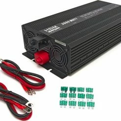 HBM Machines Professionele 12 Volt ? 230 Volt Zuivere Sinus Spanningsomvormer 3000 Watt
