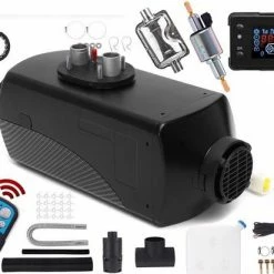 Merkloos Brandstof Heater Diesel - Motor Verwarmer - Luchtverwarmer - Voor Auto - Busje - Vrachtwagen - 5KW - 12V - LCD Schakelaar