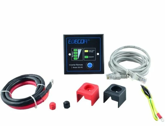 Edecoa 12V-230V Zuivere Sinus Omvormer - 3500W/7000W + Controller 4 Edecoa 12V-230V Zuivere Sinus Omvormer - 3500W/7000W + Controller - Afbeelding 2