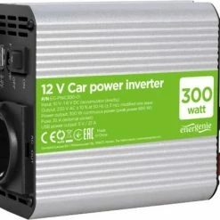 Energenie Auto Omvormer - Input 11V - 15V - Output 230V - 300 Watt