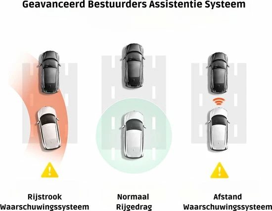 DMB Lifestyle Front Dashcam Voor Auto - 64GB Kaart - APP - 4K - Opnemen - Zwart 5 DMB Lifestyle Front Dashcam Voor Auto - 64GB Kaart - APP - 4K - Opnemen - Zwart - Afbeelding 3
