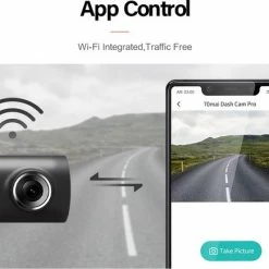 Mivida - Dash Cam - Dashcam - 1080HD - Nachtzicht - Recorder - Full HD - Autobeveiliging - Dashboard Camera - Autocamera - Auto Camera - Dashcam Voor Auto - Dashcams -AZDome store 550x435