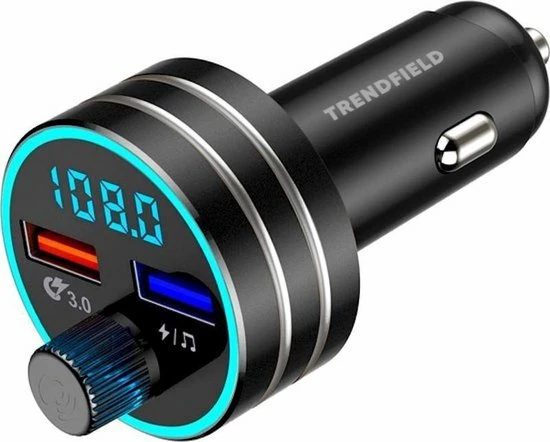Trendfield FM Transmitter Bluetooth 5.0 - Carkit USB 3.0 Fast Charge - Auto Accessoires - Beluister Draadloos Muziek Via Spotify Of Youtube 3 Trendfield FM Transmitter Bluetooth 5.0 - Carkit USB 3.0 Fast Charge - Auto Accessoires - Beluister Draadloos Muziek Via Spotify Of Youtube