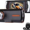 Merkloos A1 Auto DVR-camera 2.7 Inch LCD Full HD 1080P 2 Camera's 170 Graden Groothoekweergave, Ondersteuning Nachtzicht / Bewegingsdetectie / TF-kaart / HDMI / G-sensor
