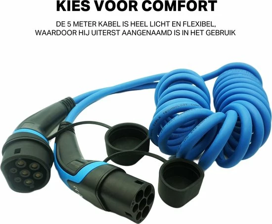 Deligreencs? Type2 to Type2 5M Oplaadkabel - 32A Three Phase Datakabel - Laadkabel Elektrische Auto - Hoge Kwaliteit - Geschikt Voor Diverse Elektrische Voertuigen Deligreencs? Type2 To Type2 5M Oplaadkabel - 32A Three Phase Datakabel - Laadkabel Elektrische Auto - Hoge Kwaliteit - Geschikt Voor Diverse Elektrische Voertuigen -AZDome store 550x452 1