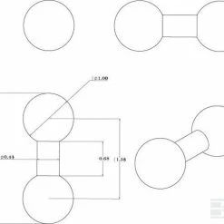 RAM Mount Dubbele Kogel Adapter B-Kogel RAM-B-230U -AZDome store 550x463