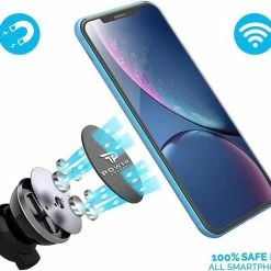 Merkloos Magnetische Telefoonhouder Voor In De Auto - Magneet - Ventilatierooster - Ventilator- Auto Ventilatie Houder - Smartphone - Mobielhouder - Autohouder - Auto Telefoonhouder - Samsung - IPhone - Nokia - Huawei - Sony - Universeel - Goud -AZDome store 550x471 3